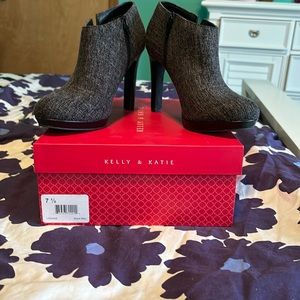 Kelly & Katie women’s “Lisanne” heeled booties
